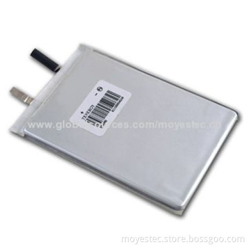 720mAh Li-polymer Battery for Bluetooth, GPS, Portable DVDs